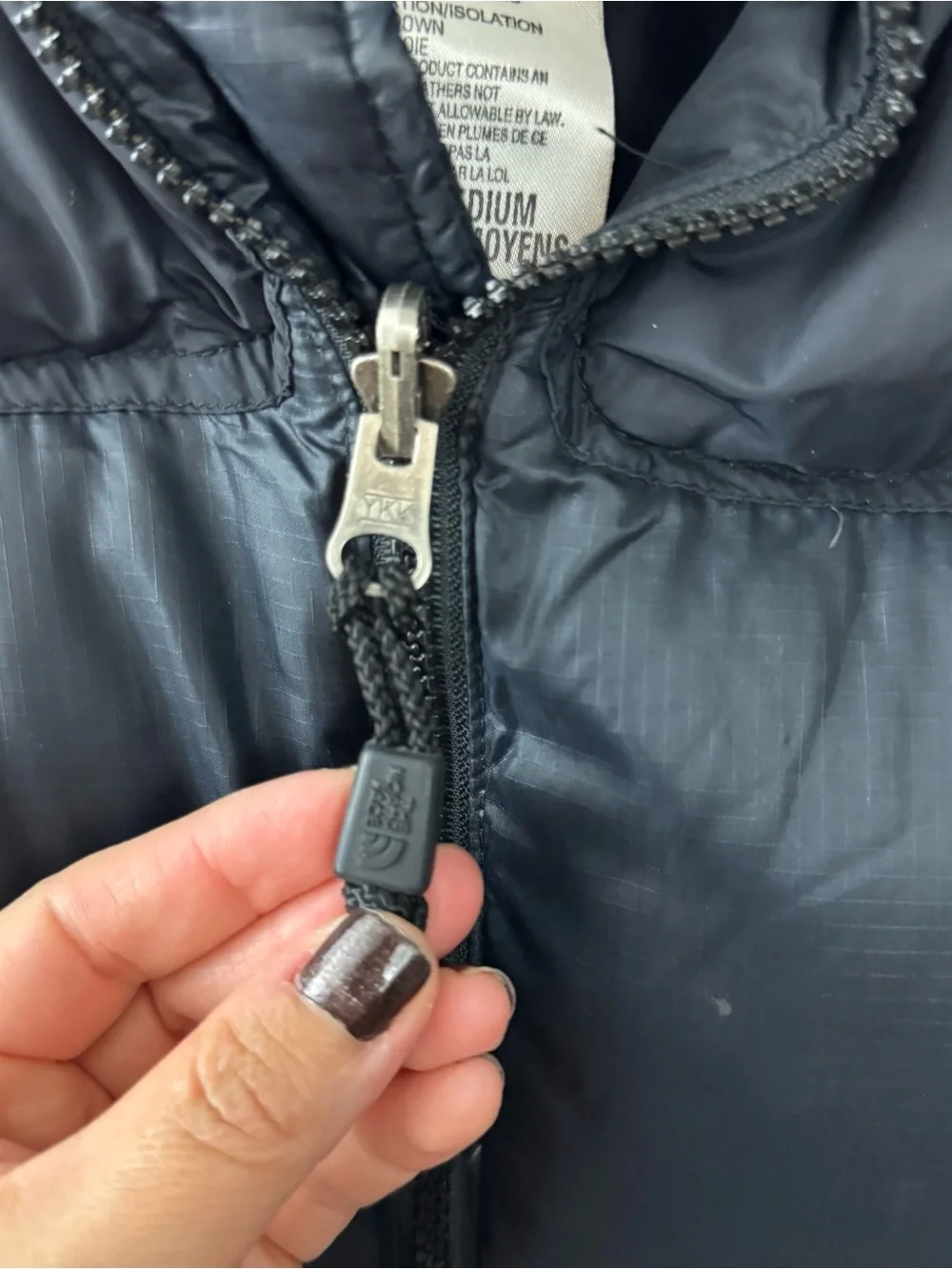 The North Face 1996 Retro Nuptse Vest Puffer Vest 700 Goose Down Black